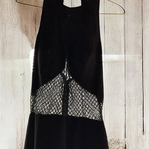 Sean Collection Black Full-Length Formal Dress - Size Medium (C6)